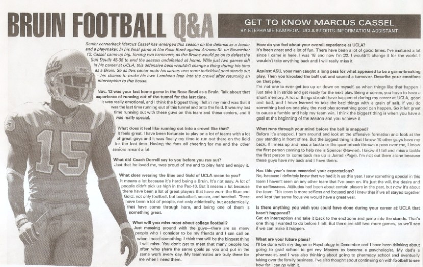 Bruin Q and A