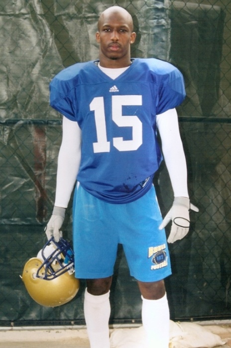 Marcus in his practise uniform